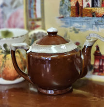 Load image into Gallery viewer, Teapot Brown Drip Glaze
