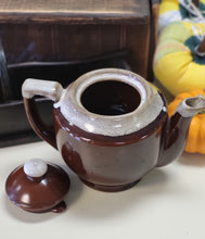 Load image into Gallery viewer, Teapot Brown Drip Glaze