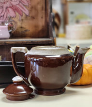 Load image into Gallery viewer, Teapot Brown Drip Glaze